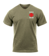 Charlie Med 296th BSB AR 670-1 Coyote Brown T-Shirt