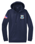 Cobra Company 502D IEW BN Fleece Hooded Pullover with RWB Right Sleeve Flag