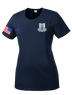 Cobra Company 502D IEW BN Ladies Competitor Tee with RWB Right Sleeve Flag