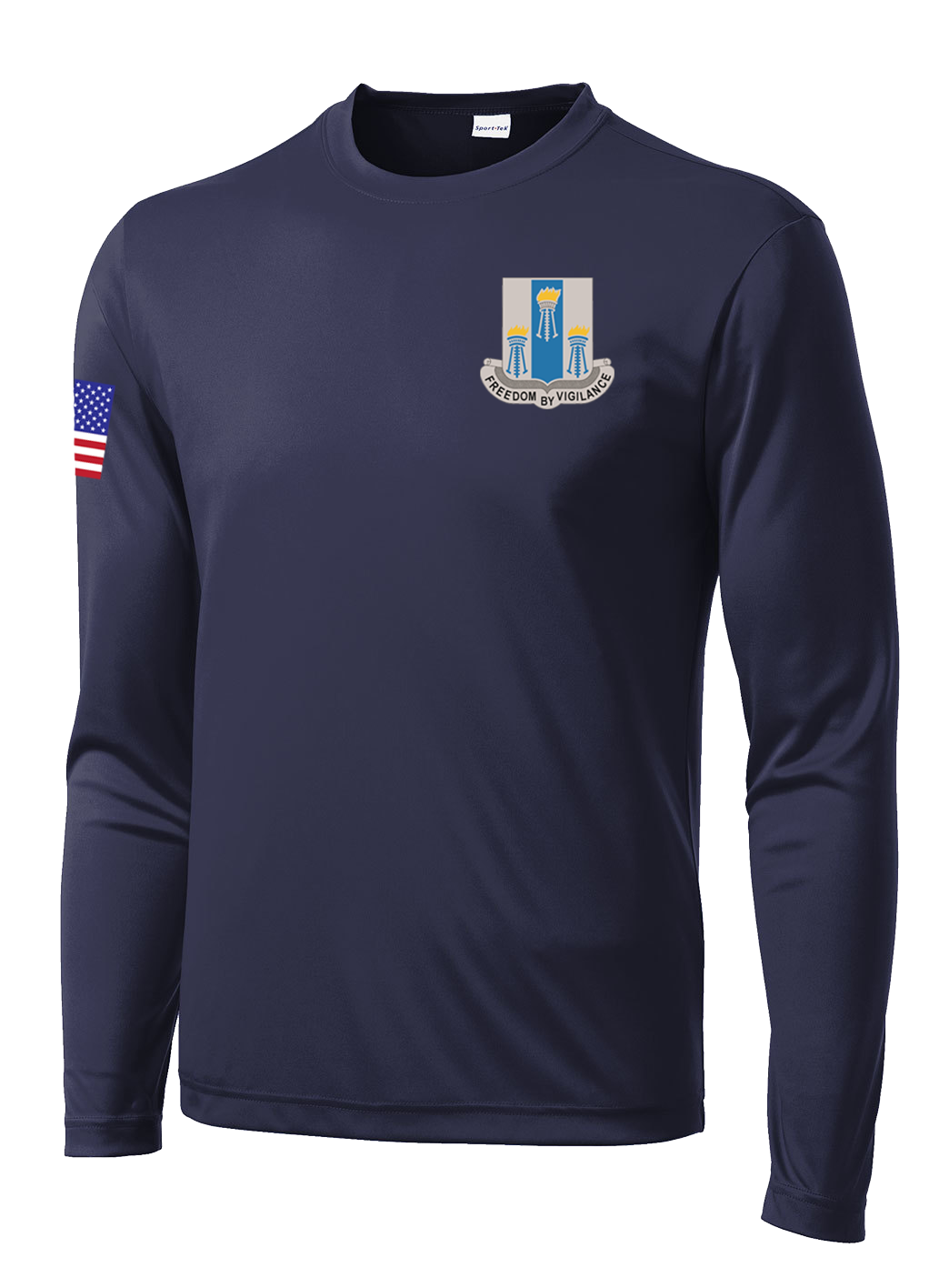 Cobra Company 502D IEW BN Long Sleeve Competitor Tee with RWB Right Sleeve Flag