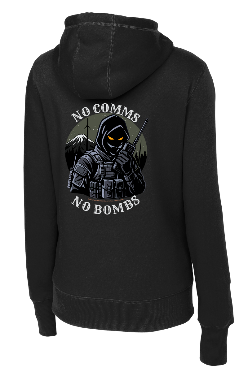 Commo Section A Bat 1-51 ADA Ladies Poly/Cotton Blend Hoodie