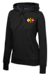 Commo Section A Bat 1-51 ADA Ladies Poly/Cotton Blend Hoodie