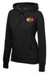 Commo Section A Bat 1-51 ADA Ladies Poly/Cotton Blend Hoodie