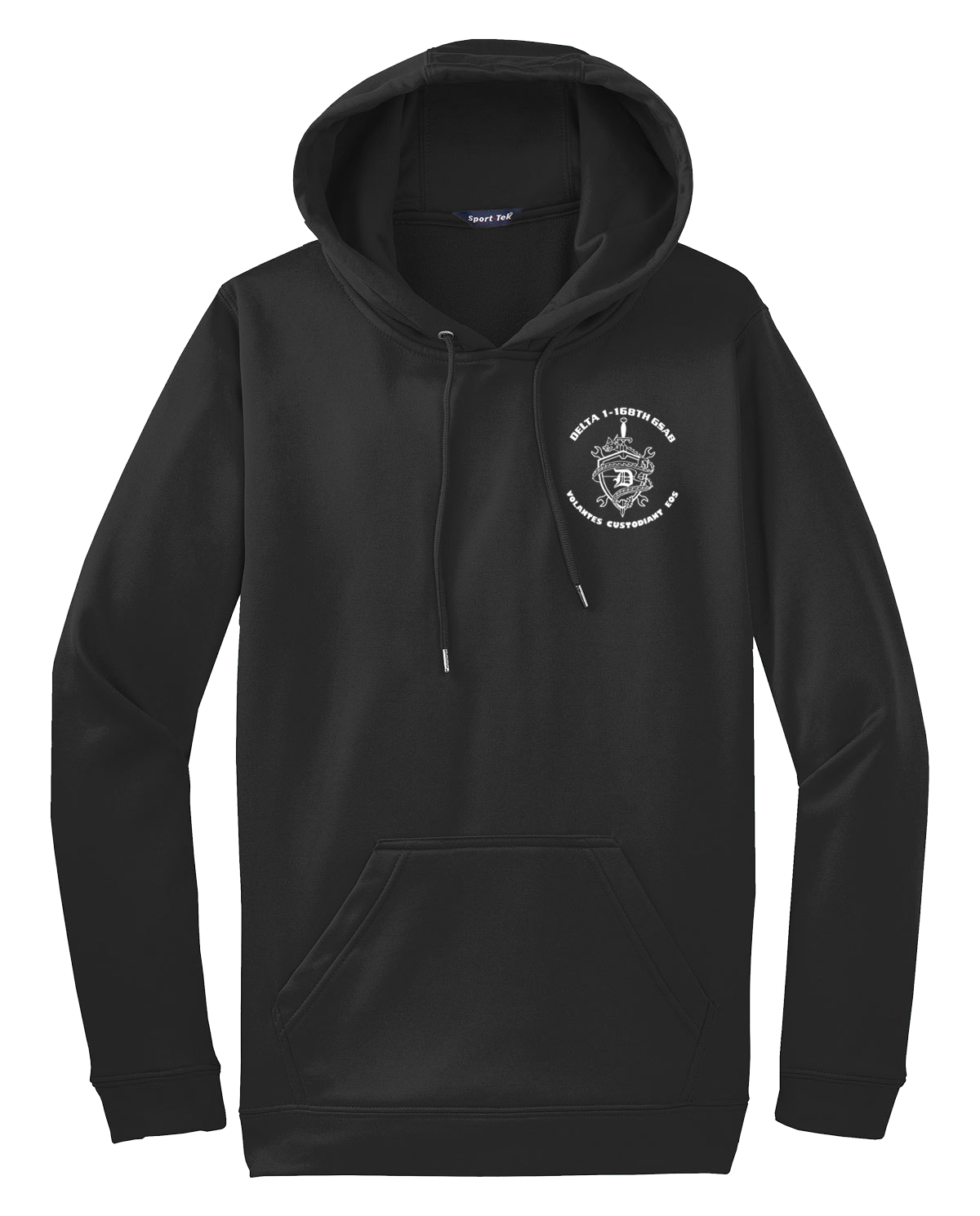 D Co 1-168th GSAB Fleece Hooded Pullover