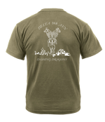 D Co 1-168th GSAB AR 670-1 Coyote Brown T-Shirt