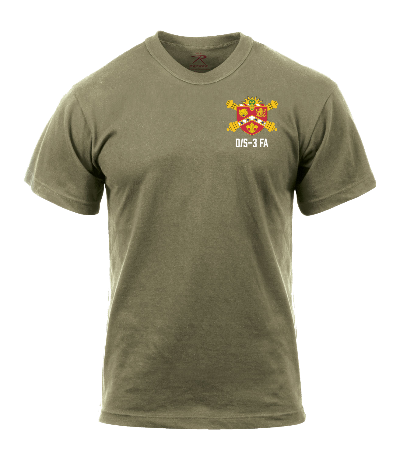 Delta Battery 5-3 FA AR 670-1 Coyote Brown T-Shirt