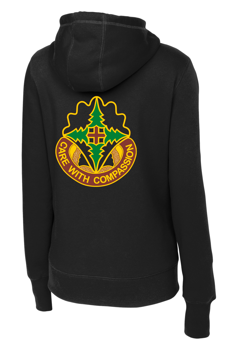 Delta Detach Med Readiness BN Ladies Poly/Cotton Blend Hoodie