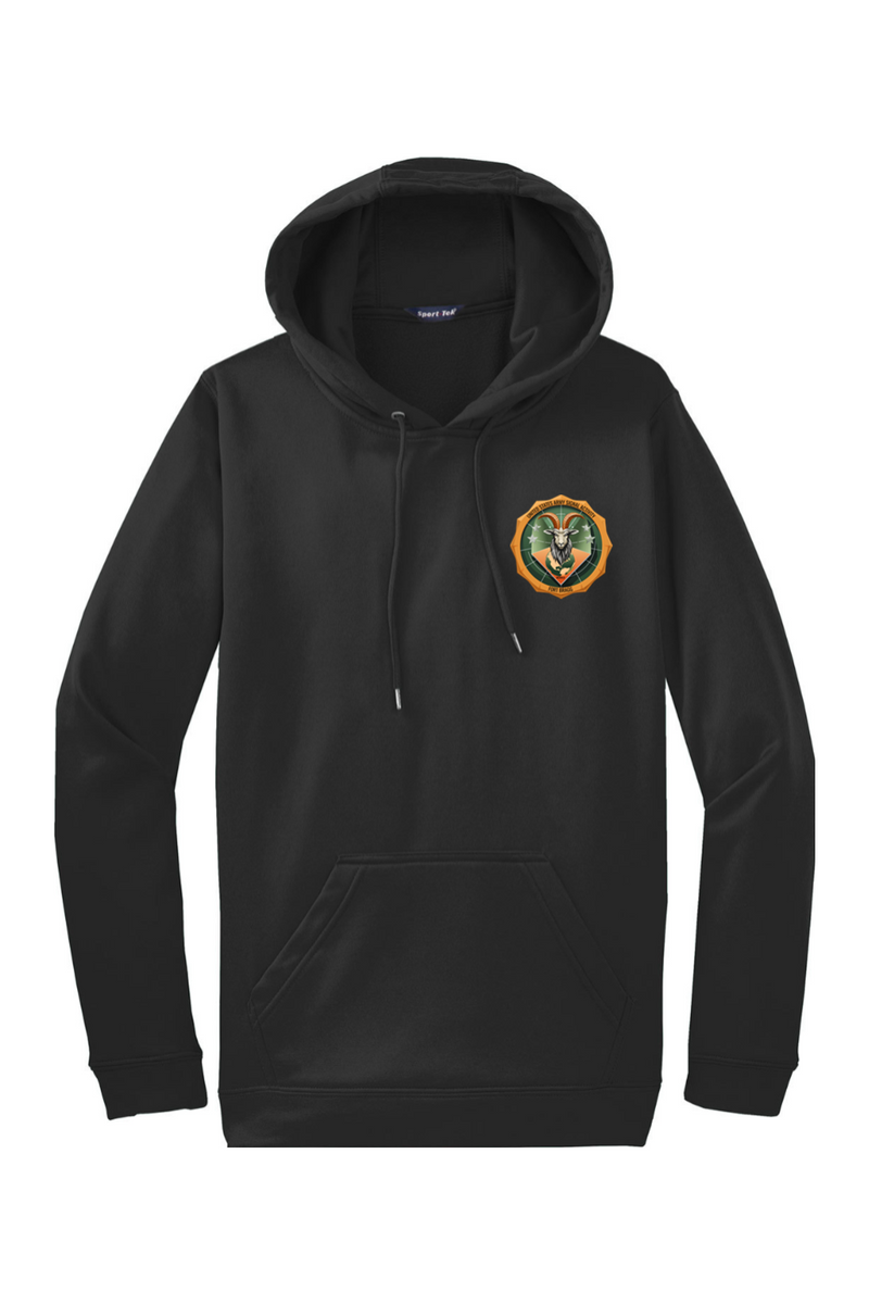 USASA Fleece Hooded Pullover with Right Sleeve Flag