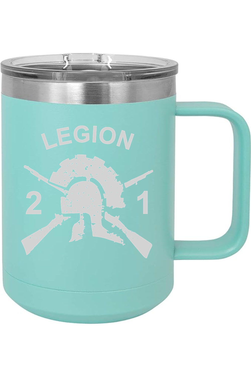 A Co 2-1 IN 15oz Insulated Coffee Mug with Slider Lid ENGRAVED
