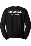 USASA Crewneck Sweatshirt with Right Sleeve Flag