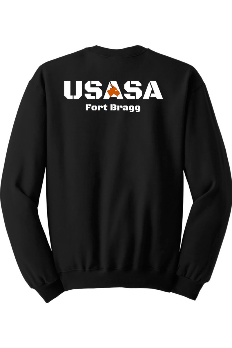 USASA Crewneck Sweatshirt with Right Sleeve Flag