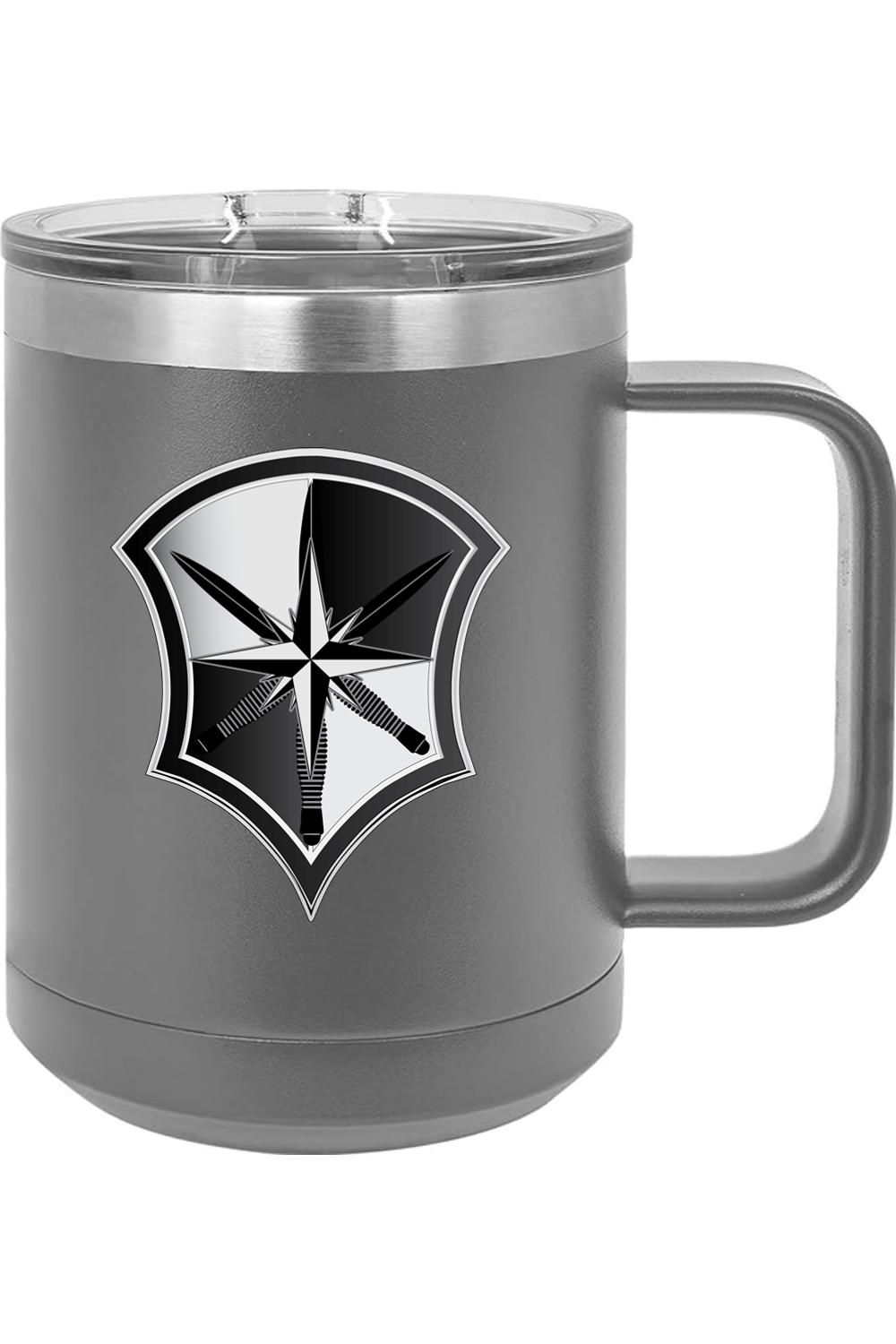 CPD CI Badge 15oz Insulated Coffee Mug with Slider Lid