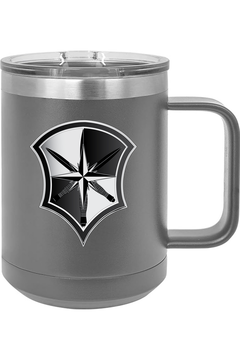 CPD CI Badge 15oz Insulated Coffee Mug with Slider Lid