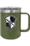 CPD CI Badge 15oz Insulated Coffee Mug with Slider Lid