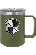 CPD CI Badge 15oz Insulated Coffee Mug with Slider Lid