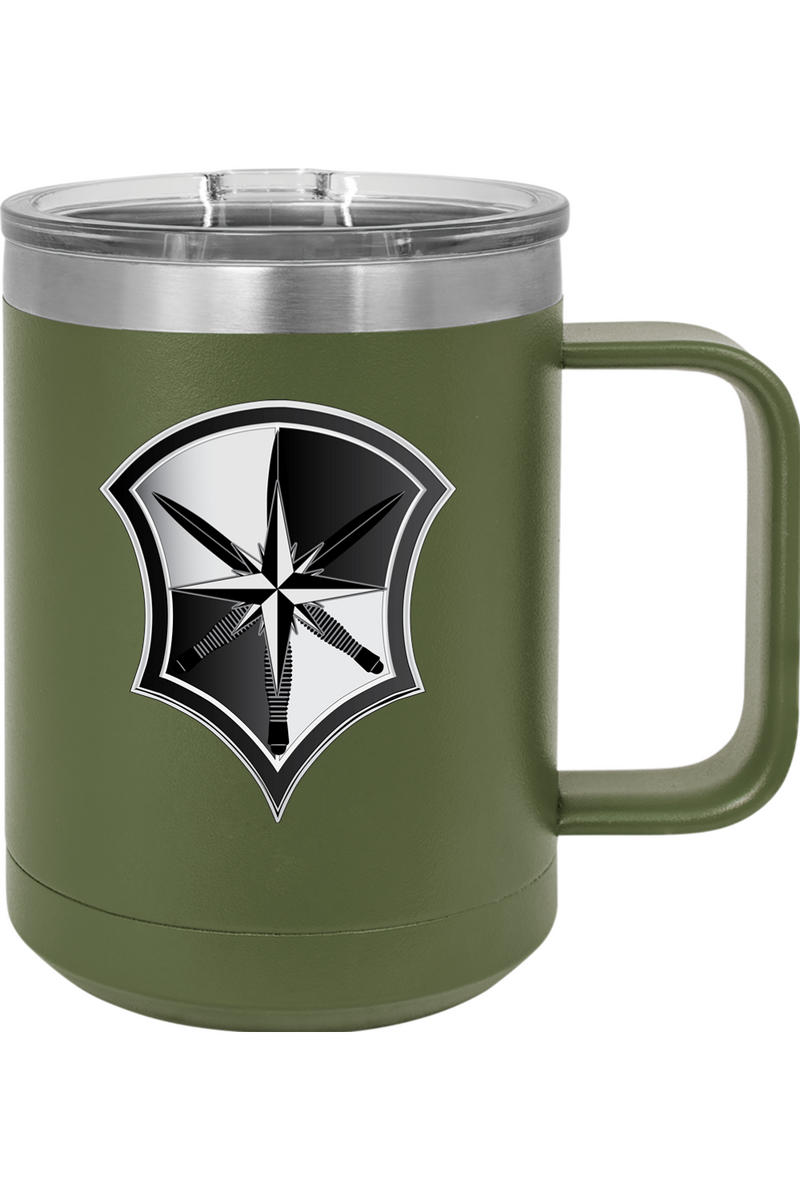CPD CI Badge 15oz Insulated Coffee Mug with Slider Lid