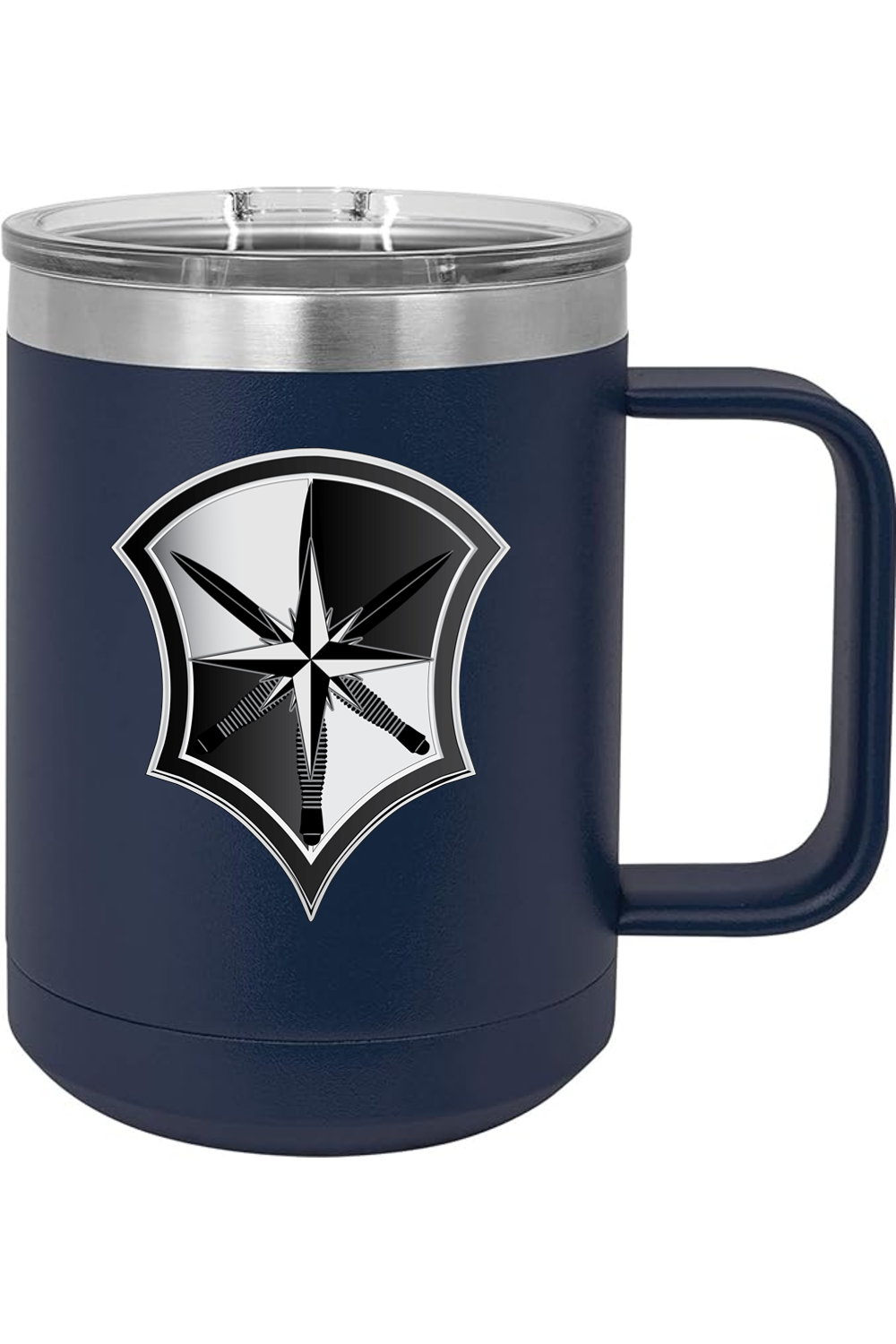 CPD CI Badge 15oz Insulated Coffee Mug with Slider Lid