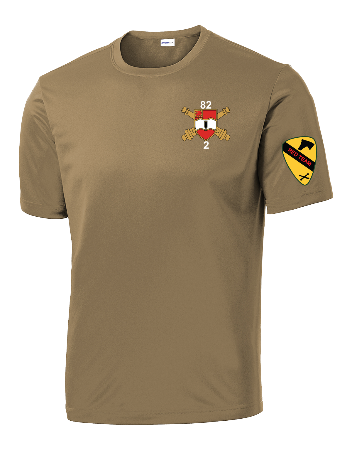 FSC 2-82 FA Competitor Tee with Red Team on Left Sleeve