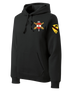 FSC 2-82 FA Poly/Cotton Blend Hoodie with Red Team on the Left Sleeve
