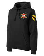 FSC 2-82 FA Poly/Cotton Blend Hoodie with Red Team on the Left Sleeve