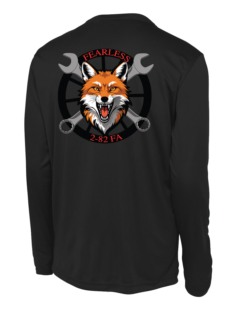 FSC 2-82 FA Long Sleeve Competitor Tee with Red Team on the Left Sleeve