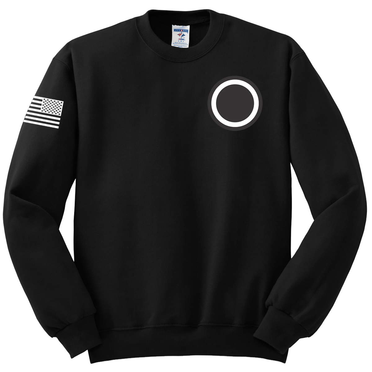 G4 I CORPS Blend Crewneck Sweatshirt with Solid White Flag