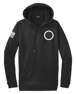 G1 I CORPS Fleece Hooded Pullover with Solid White Flag