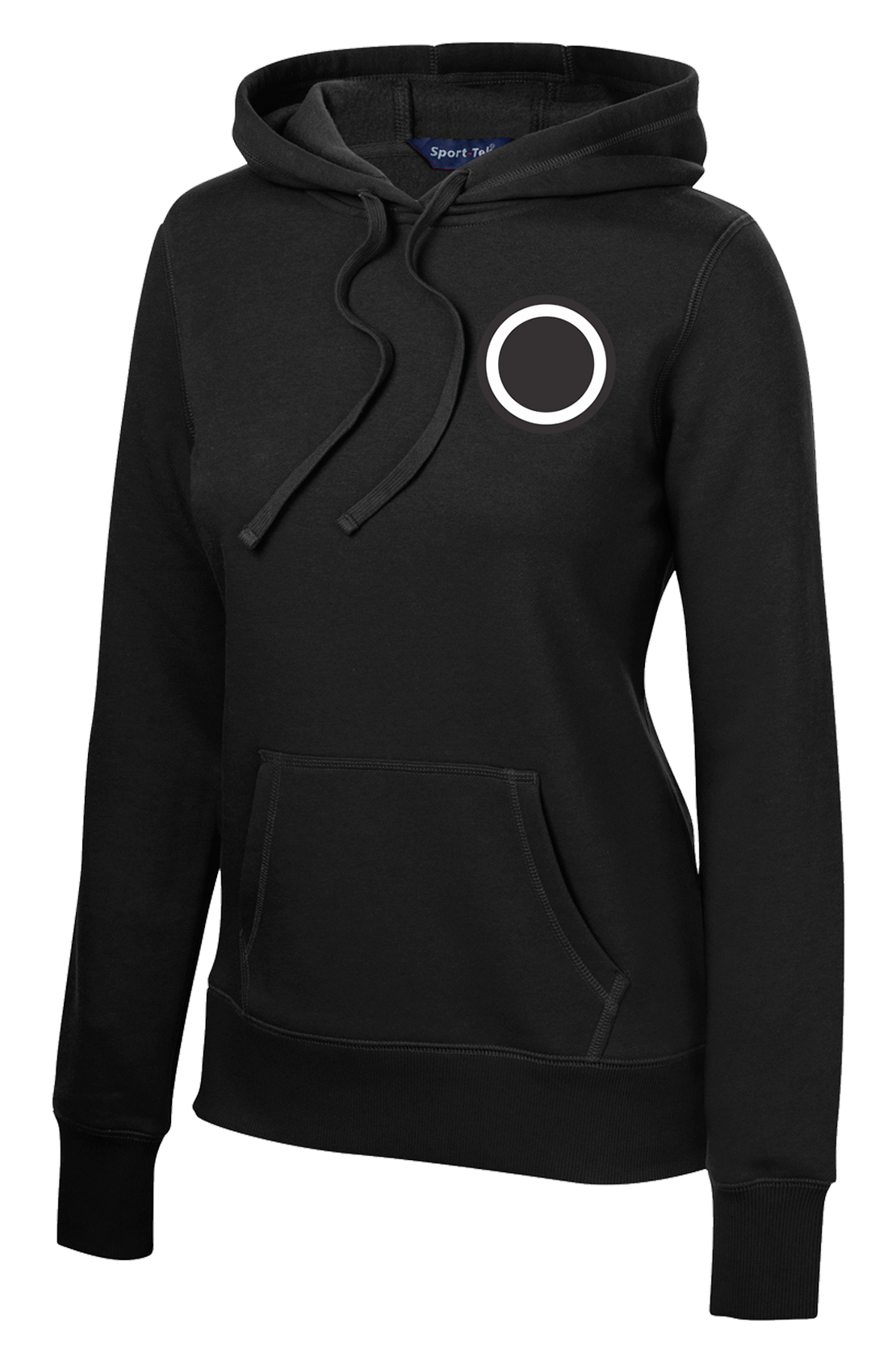 G4 I CORPS Ladies Poly/Cotton Blend Hoodie with Solid White Flag