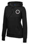 G1 I CORPS Ladies Poly/Cotton Blend Hoodie with Solid White Flag