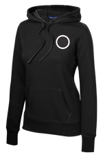 G1 I CORPS Ladies Poly/Cotton Blend Hoodie with Solid White Flag