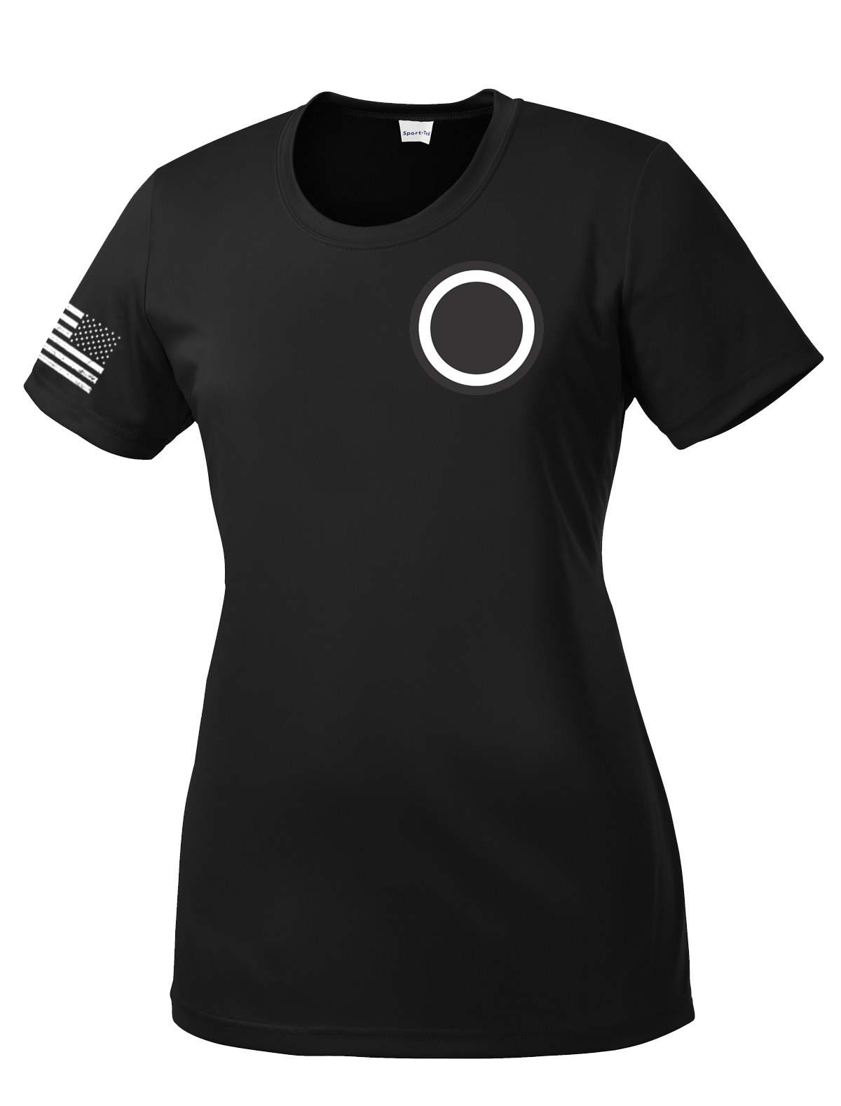 G4 I CORPS Ladies Competitor Tee with Solid Right Sleeve Flag