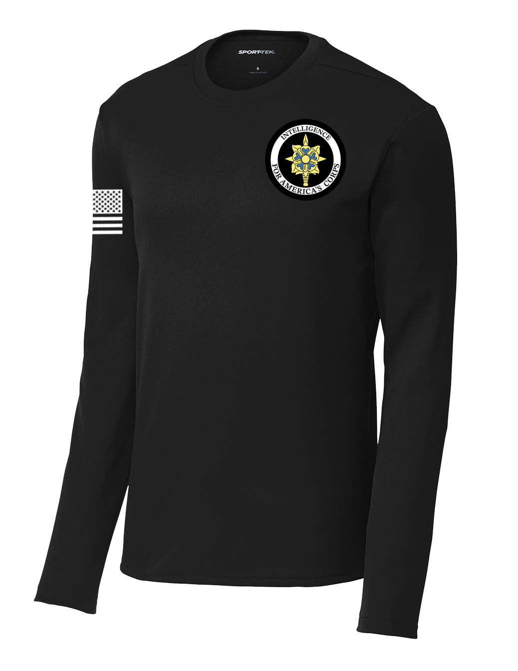G2 I Corps Fleece Pullover Crew with Solid White Flag
