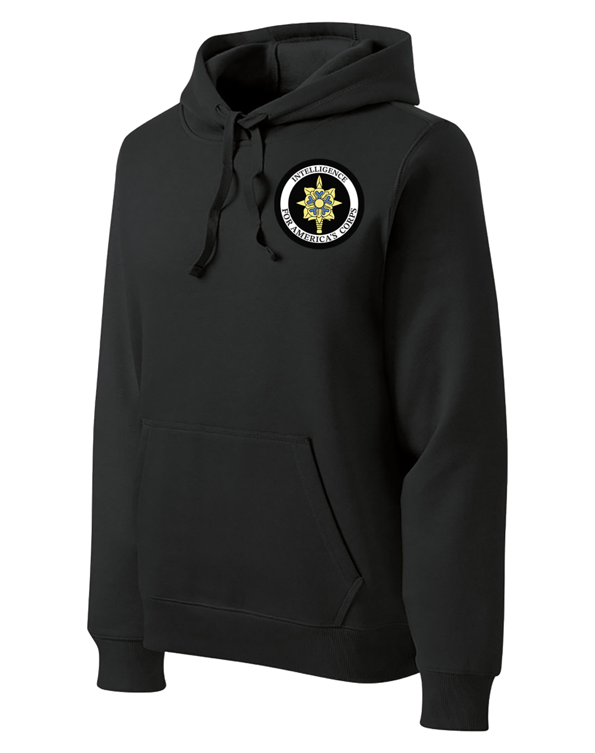 G2 I Corps Poly/Cotton Blend Hoodie with Solid White Flag