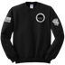 GISA - EUROPE Blend Crewneck Sweatshirt with Two Sleeve Print - Solid Flag