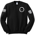 GISA - EUROPE Blend Crewneck Sweatshirt with Two Sleeve Print - Solid Flag