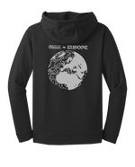 GISA - EUROPE Fleece Hooded Pullover with Two Sleeve Print - Solid Flag