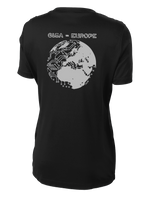 GISA - EUROPE Ladies Competitor Tee with Two Sleeve Print - Solid Flag