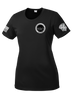 GISA - EUROPE Ladies Competitor Tee with Two Sleeve Print - Solid Flag