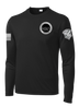 GISA - EUROPE Long Sleeve Competitor Tee with Two Sleeve Print - Solid Flag