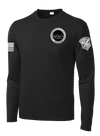 GISA - EUROPE Long Sleeve Competitor Tee with Two Sleeve Print - Solid Flag