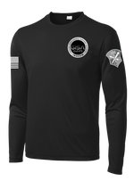 GISA - EUROPE Long Sleeve Competitor Tee with Two Sleeve Print - Solid Flag