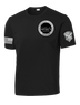 GISA - EUROPE Competitor Tee with Two Sleeve Print - Solid Flag