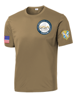 GISA - EUROPE Competitor Tee with Two Sleeve Print - Solid Flag