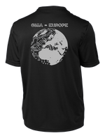 GISA - EUROPE Competitor Tee with Two Sleeve Print - Solid Flag