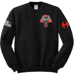 Charlie Med 2D BSB Blend Crewneck Sweatshirt with Two Sleeve Print