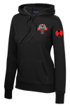 Charlie Med 2D BSB Ladies Poly/Cotton Blend Hoodie with Two Sleeve Print