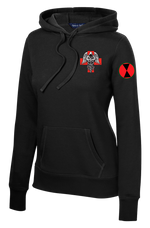 Charlie Med 2D BSB Ladies Poly/Cotton Blend Hoodie with Two Sleeve Print