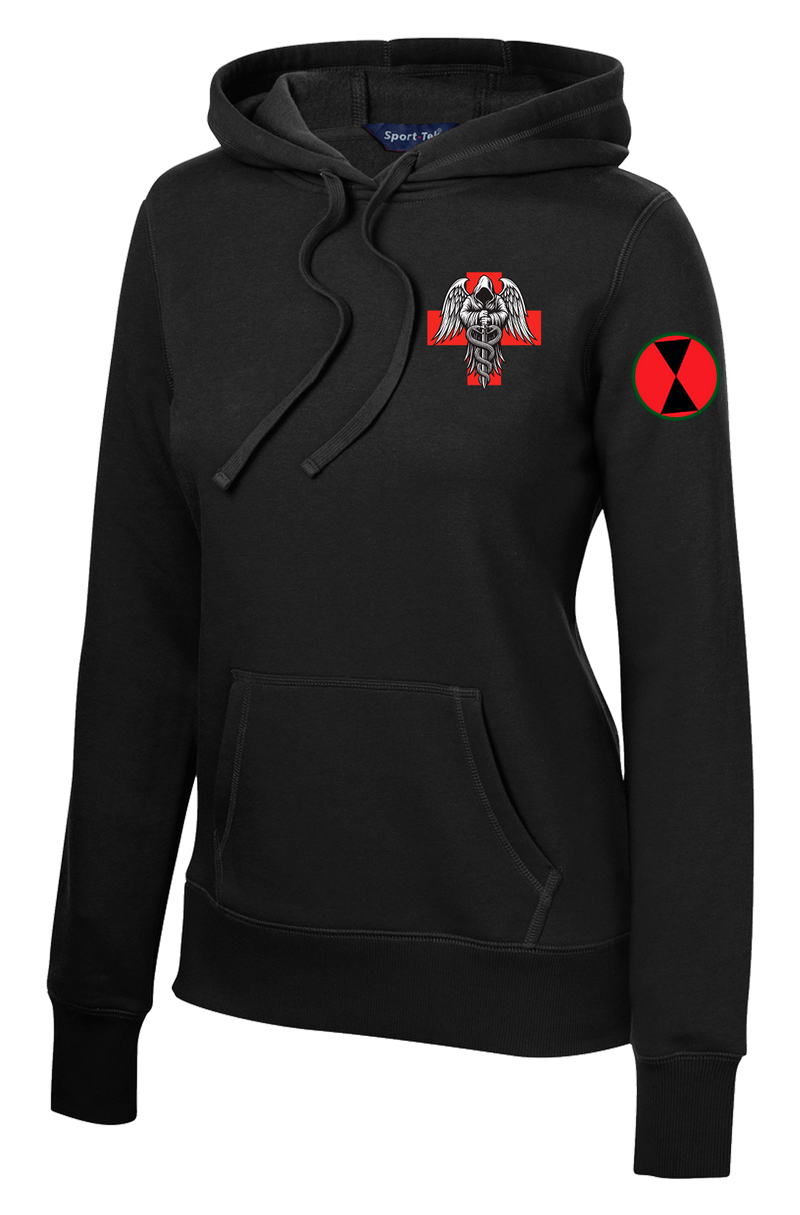 Charlie Med 2D BSB Ladies Poly/Cotton Blend Hoodie with Two Sleeve Print