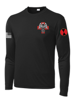 Charlie Med 2D BSB Long Sleeve Competitor Tee with Two Sleeve Print