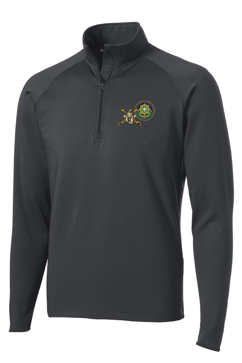 Ghost Troop 2-2 CR 1/2 Zip Raglan Performance Pullover